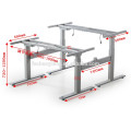 Lier- mesa de oficina ajustable en altura con memoria preestablecida 4 y mesa de estudio en altura ajustable Evergem y mesa de estudio ajustable para niños Schoten